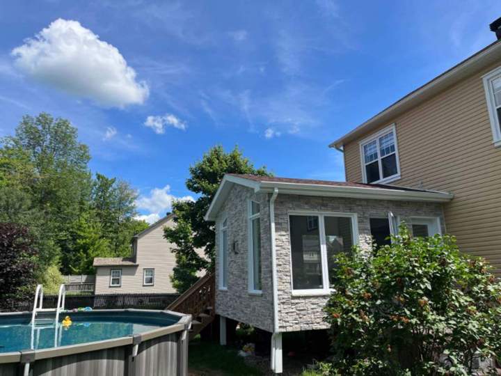 Extension de maison avec véranda Sherbrooke